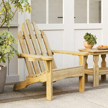 Amish Casual Heavy Duty Treated Wood Adirondack Chairs (Set of 2) - All Weather Handcrafted Wooden Outdoor Patio Chairs for Lawn, Porch, Deck & Fire Pit (Semi Solid White Stain, with Cupholders)