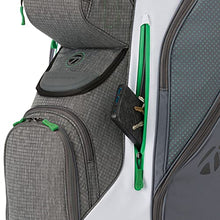 TaylorMade 2022 Supreme Cart Bag Gunmetal White/Green