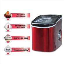 26 Lb. Countertop Ice Maker Portable See-Through Window Makers