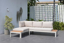 Brampton Balze 2-Piece Seating Set | Ideal for Patio and Outdoors | Certified Teak Sofa