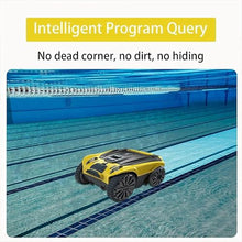 WZUOPG Cordless Robot Swimming Pool Cleaner, Automatic Swimming Pool Vacuum Cleaner, Running Time of 300 Minutes, Fast Charging, Suitable for Swimming Pool Surfaces