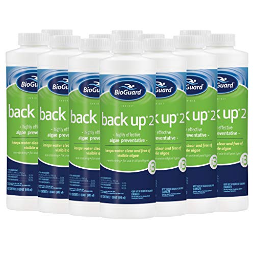 BioGuard Back Up 2 Algae Preventative, 1 Quart, 12 Pack