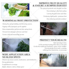 ALSUP 15L Portable Pulse Jet Fogger Machine, Thermal Water Spray Electric Sprayer with Dual 3D Heat Dissipation & Double Tube Cooling for Farm Garden Control Fogging 100