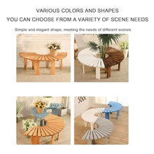 Outdoor Courtyard Bench - Wooden Curved Round Park Bench for Outdoor Furniture, Solid Wood Slatted Seat Fan-Shaped Garden Tree Bench