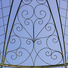 13ft. Tall Round Metal Garden Gazebo in Antique Finish (Antique Green)
