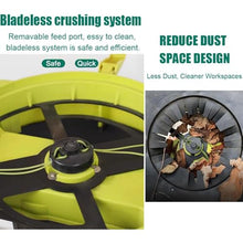 Electric Leaf Mulcher Shredder 2500W with Wheels, 8000RPM Chipper, Garden Cleanup Tool, Composting Machine, Includes Storage Bag 54cm,30mxPowercord (30m)