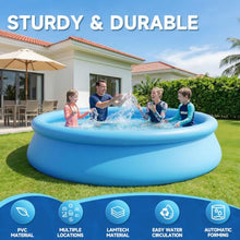 Round Inflatable Swimming Pool Blow Up Above Ground Pool for Adults