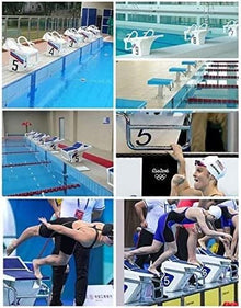 USZWBY Professional Diving Boards Platform,304 Stainless Steel Diving Board with Anti-Slip Countertop,Inclined Professional Diving Platform for Pools