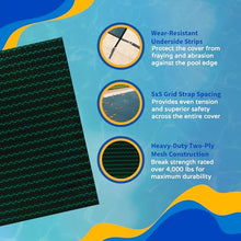 Blue Wave 16-ft x 32-ft Rectangular In Ground Pool Safety Cover - Green