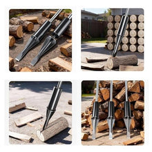 Vdniduir Manual Inertia Wood Splitting, Heavy Duty Splitting Tool,Handheld Log Splitter, Blade Width Optional 2.5cm/3cm, for Fireplace (3cm)