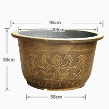 Decorative Resin Planter Pots for Garden, Pots with Drainage, Pots for Gardening, Flower Pot for Home, Office, Garden, Decoration of Plant Containers Planters (Size : 95 cm)