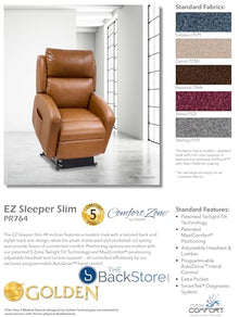 Golden Technologies PR764 EZ Sleeper Slim MaxiComfort Twilight Medium Umber