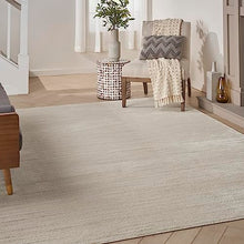 Nourison Andes Scandinavian Area Rug 7'10" x 9'10" Ivory Grey