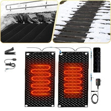WBWAPA Snow Melting Mats for Outdoor Use - Efficient Snow Removal for Stairs, Doorways, and Pathways(40x120cmx2Pcs)