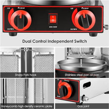 JYXYXSCP Electric Rotating Vertical Rotisserie Grill,Rotating Doner Kebab Grill Machine,w/2 Burners,Gas Fuel Rotisserie Equipment,for Restaurant (Silver)