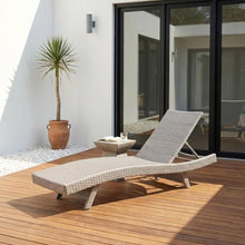 Seeheool Luxury Comfort Outdoor Chaise Lounger Set of 2 Premium Adjustable Gray Resin Wicker Patio Furniture Sunbathing Poolside Seating