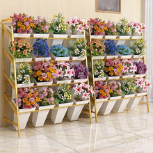 GODFSAHG Flower Display Stand with Cubes, Flower Bouquet Stand, Flower Stands for Outdoor Plants, Plant Stands for Florist, Garden, Patio