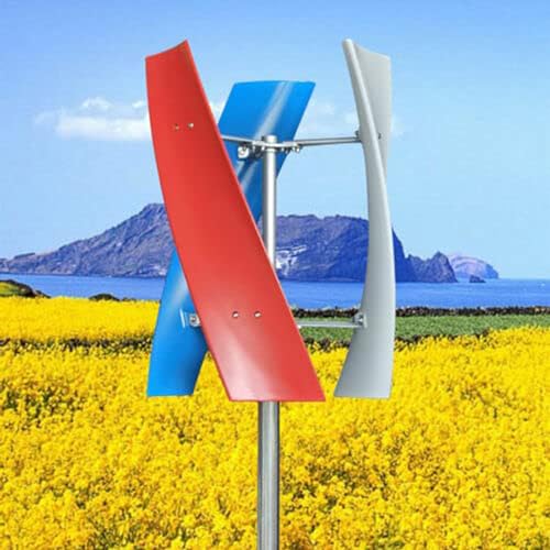 ZXINXIN 4000W Wind Turbine Generator Vertical Wind Turbine with 3 Blade and Controller Windmill Power Generator for Home Hybrid Wind Solar 12V