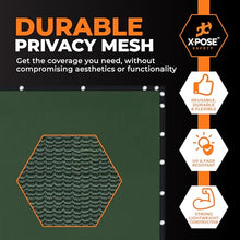 Xpose Safety Privacy Fence Screen 8.5’ x 100’ (12 Pack) – Heavy Duty Green Mesh with 90% Visibility Block, UV Protection – for Garden, Yard, Nursery, Kennel, Dog Run, Greenhouse