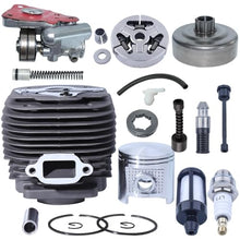 AFcBa 58mm Cylinder Piston Sprocket Rim Clutch Drum Oil with Spark Plug Filter Kit Fit for 070 Chainsaws Part 1106 020 1202 Replacement Parts