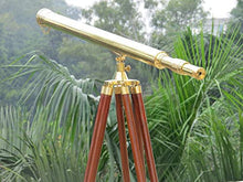 NauticalMart Solid Brass Harbormaster Telescope 40" Case Pack of 6