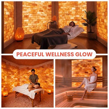 Himalayan Pink Salt Tiles 8x4x1 Pack of 30, Natural Himalayan Salt Bricks for Sauna Walls, Spa, Salt Wall Panels, DIY Home Decor