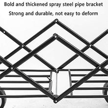 CWENZXDIA Garden Wagon Outdoor Folding Utility Wagon Garden Cart Foldable Pull Camping Trolley On Wheels Heavy Duty Hand Utility Cart(D)