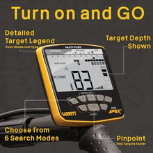 Garrett ACE Apex Metal Detector Bundle, Multi-Frequency, Z-Lynk