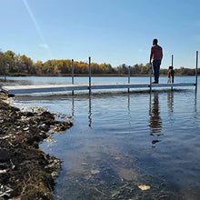 Patriot Docks 16 ft Low Pro Rolling Boat Dock with Poly Decking and 4 ft Supports