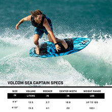Ronix Volcom Sea Captain Wakesurf Board Tie Dye Azure Blue
