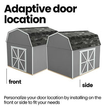 Handy Home Products Braymore 10x10 Do-It-Yourself Wooden Storage Shed with Floor