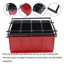 Metal Log Briquette Press | DIY Fireplace Fuel Recycler | Convert Waste Paper to Heating Bricks for Home Stove