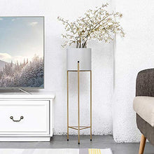GHJUMKFDF Flower standShelf Iron Art Flower Stand Plant Stand Nordic Modern Concise Living Room Indoor Balcony It has T Colors Size: with a Length of 25.5 inches