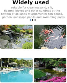 WZUOPG Swimming Pool Automatic Vacuum Cleaner, Swimming Pool Underwater Vacuum Cleaner with Suction Head and Sewage Pipe, Septic Tank Bottom Cleaning Equipment