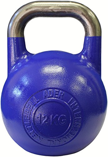 Ader Sporting Goods Ader Pro-grade Int'l Kettlebells Set 14pcs with DVD - 7 Pairs (8-32kg) X2 Rainbow
