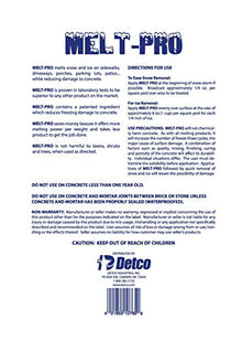 Detco Snow & ICE MELT - Pallet (49 Bags) - Unique Polymer Formula-Big- 50lb Bag, Safe Around Pets, Lawn, shrubs, Sidewalks, porches and driveways.