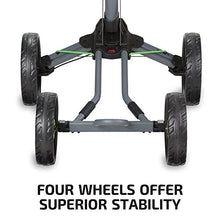 Bag Boy Quad XL Golf Cart Matte Black/Red