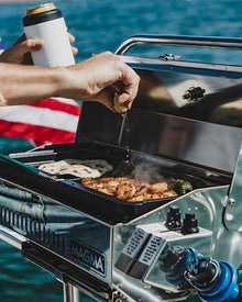 Magma A10-918-3 Stainelss Steel Marine Kettle Anacapa Gas Grill (9" x 18")