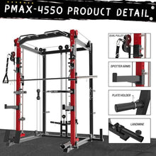 RitKeep Fitness PMAX-4550 Multi Functional Smith Machine Training System Black