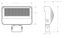 RAB X34-250T/480 High Output Field-Adjustable Floodlight (250W Trunnion, 480 Volts)