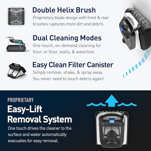 Polaris PCX 868 iQ Smart Robotic Pool Cleaner Black