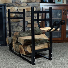 DJVHSRI Firewood Rack Outdoor Indoor Firewood Rack Wooden Storage Log Holder Fireplace Wood Holder Indoor Outdoor Heavy-Duty Firewood Log Rack Accessories Fi,