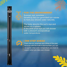 MKLFBY Solar Outdoor Shower Floor Standing Garden Shower Beach Shower Faucet Hot and Cold Shower Column for Home/Commercial, 38L / 10 Gallon