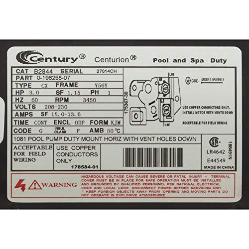 AO Smith B2844 Pool Pump Motor