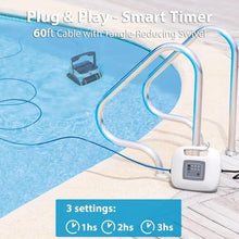 Robot Pool Cleaner, Automatic Pools Vacuum Robotic with Wall Climbing Function, for Pools up to 4300 Sq.ft, Pool Vacuum Cleaner for Inground Pools, Wall and Waterline Cleaning