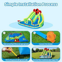 SunSwell Inflatable Water Slide for Kids Backyard with 450W Blower