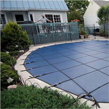 KGBNYSS Pool Cover Winter Safety Cover Round, Swimming Pools Covers Net, Complete Hardware, Suitable for Autumn and Winter(10m/33ft)