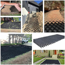 CHENWMZ Outdoor Patio Gravel Grid 2Inch Depth Foldable Paver Mesh for Filling Stones/Sand/Dirt/Mud Driveway Paving Grate (Size: 5x8m / 16.5x26ft)