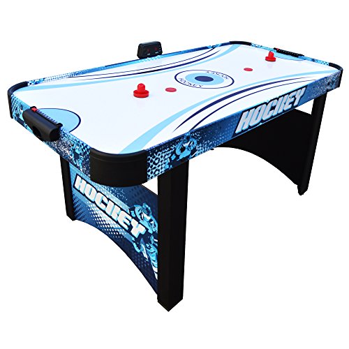 Hathaway Enforcer 5.5-ft Air Hockey Table with Electronic Scoring Blue/White