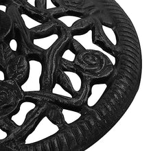 JHNKOJ Umbrella Base Black 48X48X33 Cm Cast Iron